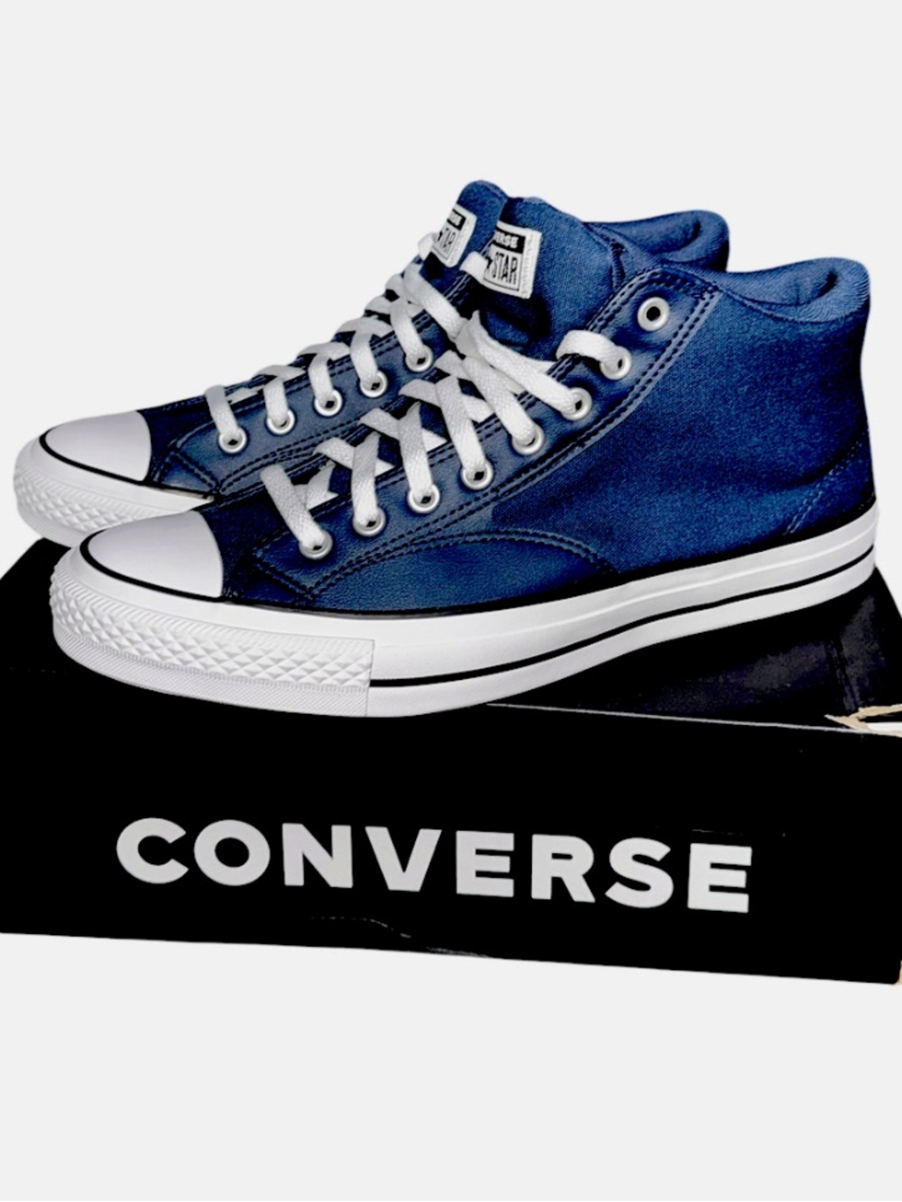 Converse Chuck Taylor All Star Malden Street Mid Sneaker A11706F Men’s Navy NIB - Picture 10 of 15
